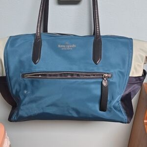 Kate Spade Color Block Duffle Bag